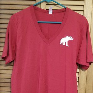 Tusk Wear Maroon Long Shirt Size Med